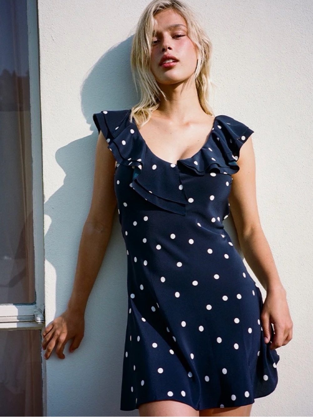 Realisation Par Sailor Dress in Navy